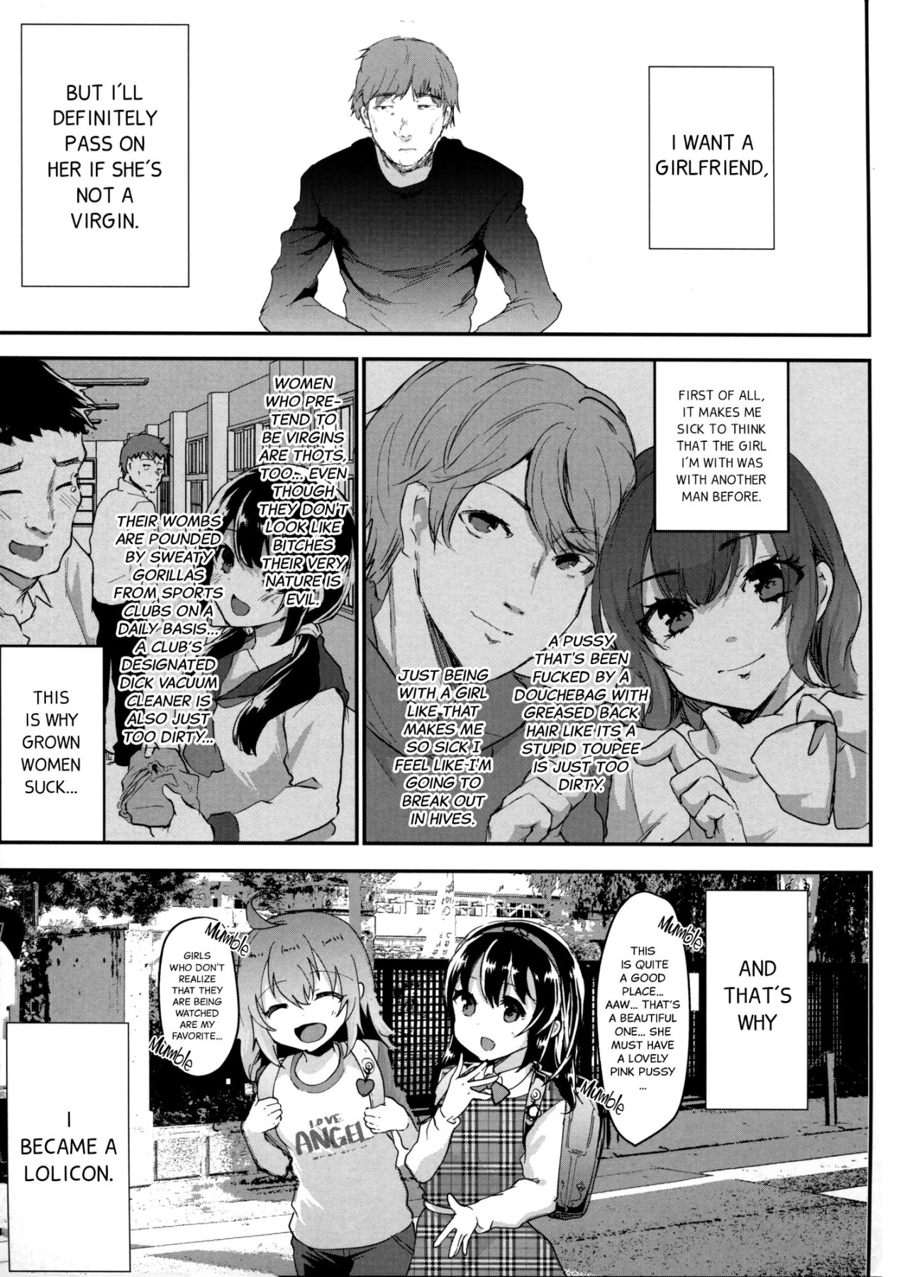 Hentai Manga Comic-Gal JS Yui-chan and the Virgin-Only Rapist-Read-2